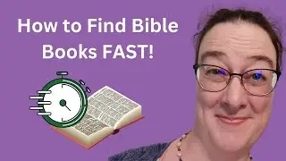 How to Find Bible Books FAST! 3 Tips