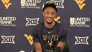 WVU Football Cam Vaughn Robert Morris Postgame 8/30/25