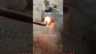 Spot weld removal #bodyrepair #proudwelder #gaswelding #welding