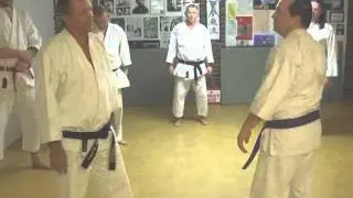Tom Hill's Karate Dojo; Ma ai distance & punch attack defence training
