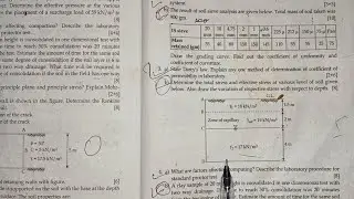Soil Mechanics 4Th-Sem Diploma in civil engineerong effective stress zone of capillary numerical