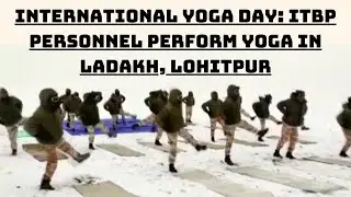 International Yoga Day: ITBP Personnel Perform Yoga In Ladakh, Lohitpur | Catch News