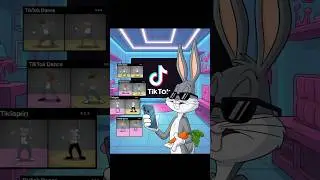 Bugs Bunny Takes Over TikTok 🔥 | Cartoon Dance Challenge!#shorts #bugsbunny #cartoon #RedHot Snaps