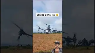 Drone crashed and failed to landing #djidrone #dji #dronevideo #shorts #drone
