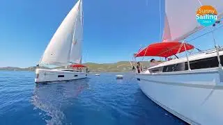 Sunny Sailing - Sunny Life and Sunny Goat leaving Vassiliki