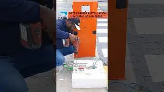 Gate Barrier Installation in Dubai | CAME G-6000 #gatebarrier #gatebarrierinstallation