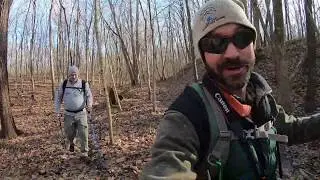 Warbler Ridge hiking Charleston, Il. Who's the new guy?