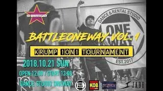 Hype Triggerz vs Tiny Loopz【BATTLE ONEWAY vol.1BEST 16】