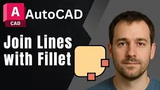 AutoCAD: How to Join Lines Using the Fillet Command (2025 Tutorial)