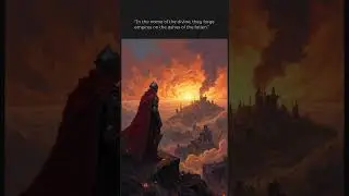 &ldquo;In the name of the divine, they forge empires on the ashes of the fallen.&rdquo;