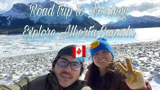 Road trip to Nordegg at Winter ||Exploring Alberta ||#Big Horn Dam|| #Abraham Lake|| #Crescent Falls