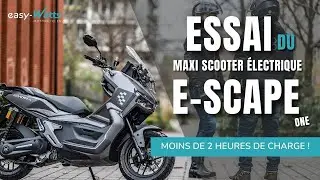 Essai complet du scooter &eacute;lectrique 125cc e-scape one