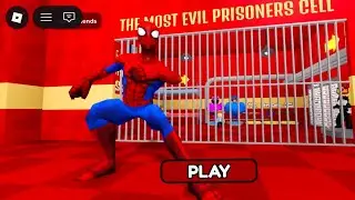 SPIDERMAN'S PRISON RUN (OBBY) Roblox Gameplay Walkthrough 
