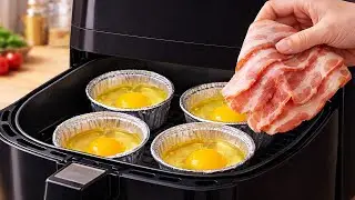 An Air Fryer trick that makes breakfast even tastier than in a restaurant! Without excess fat