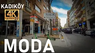 Kadık&ouml;y Moda Sunset Walking Tour [A Popular Destination For Young People] İstanbul | 2021 | 4K