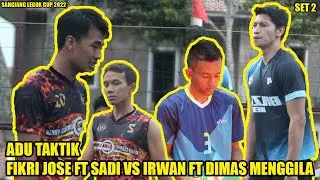 SANGIANG LEGOK CUP 2022 !! IRWAN FT DIMAS SAPUTRA VS SADI FT FIKRI JOSE ADU VARIASI DI SET 2