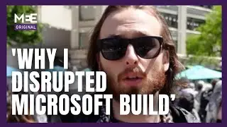 'They&rsquo;re war profiteers&rsquo;: Microsoft employees speak out at conference | MEE Original