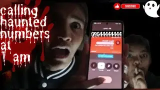 CALLING *SCARY NUMBERS* NUMBERS YOU SHOULD NEVER CALL at 1:00 AM *GONE WRONG* !