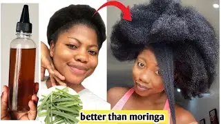 No strand will ever leave your hair again/I used this for 2 weeks & my hair hair can't stop growing