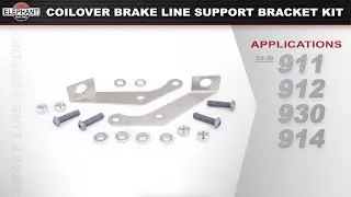 Brake Line Support Kit for Porsche 911, 912, 930, & 914 Elephant Racing Suspension Products