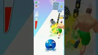 MUSCLE RUSH LEVEL 18 COMPLETE #SHORTS #CARTOON  #GAMES