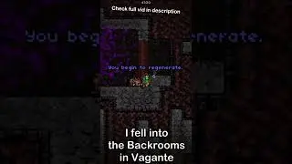 Vagante - Don't fall into the Backrooms in Vagante! I got door stuck! #gameplay #gaming #roguelike