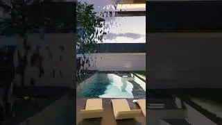 Outdoor living experience #poolhouse #pooldesign #pool #patio  #3drendering #shorts #outdoorliving
