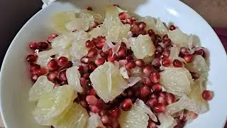 وصفة لتقوية المناعة ومحاربة الفيروسات فريش ولذيذة وصفة البوملي مع الرمان ولا اطيب جربوها جدا رائعة