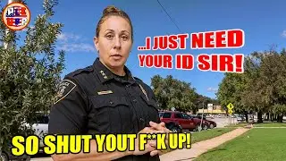 Cop Oversteps his Authority and gets OWNED | 1st Amendment Audit | Id Refusal #45