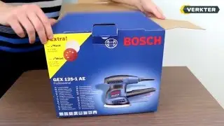 Eksentersliper Bosch GEX 125-1 AE + 50 stk. slipepapir + kasse
