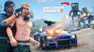 AKSI EPIC KEI DAN SKYLINE GUNDAM MENYERANG MARKAS MUSUH TERKUAT INILAH YANG TERJADI ! GTA 5 ROLEPLAY