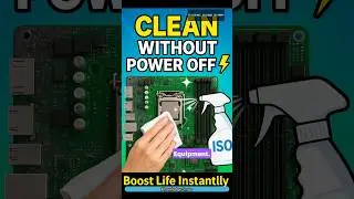 Clean Electronics Without Turning OFF the Power! | Genius Hack #shorts