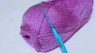 I fell in love with this stitch. A simple and elegant crochet pattern. New crochet