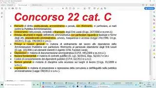 Concorsi pubblici e le materie del bando: suggerimenti (29/05/2020)