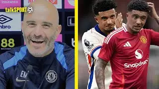 Enzo Maresca SUBTLY JIBES Erik Ten Hag As He PRAISES Jadon Sancho After His Chelsea Debut 😤