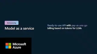 Model-as-a-service in Azure AI