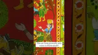 Artform That Exists ONLY in Hyderabad | Cheriyal Scroll Masterclass | Learn with the Master #art