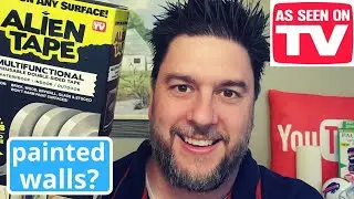 Alien Tape review: PAINTED wall test. Nano Tape [139]