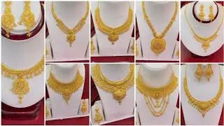 Beautiful Gold Jewellery 50+ Designs | Latest Gold Bridal Necklaces Designs