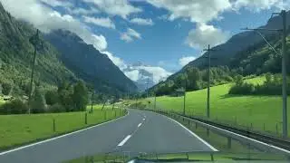 Road trip to Grindlewald, Switzerland in our Rangerover #rangerover #switzerland #mountains 