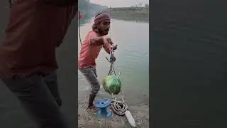 3KG Papaya Bait Throwing For Big Tasty Fish Catching #fishingtrap #techniques #amazingfish #bigfish