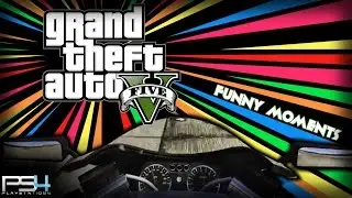 GTA 5 Online | Funny Moments | FR | First Person Bike Crash + Bonus Carnage Plage