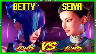 SF6 Betty (Juri) VS Seiya (Chun li)💥Messatsu!💥スト6💥Street fighter 6