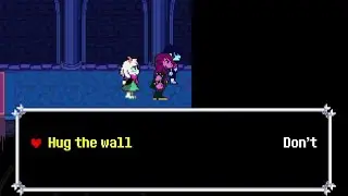 (You hug the wall...)