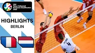 France vs. Netherlands - Highlights | CEV Men's Tokyo Volleyball Qualification 2020