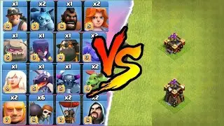 All Troops vs Gear up Archer Tower & Normal Archer Tower | Clash of Clans