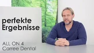 All-on-4 Implantation Totalsanierung Gebiss ohne Schmerzen- &auml;sthetische feste sch&ouml;ne Zahnprothese