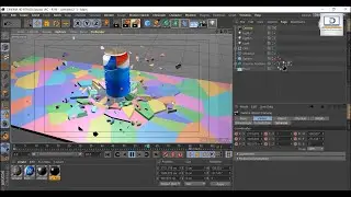 How to Create an Explosion Ads Animation in Cinema 4D: Modeling, Fracture Effects, and Motion Design