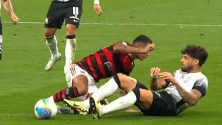 Lance da Expuls&atilde;o de Yuri Alberto no jogo do Corinthians e flamengo