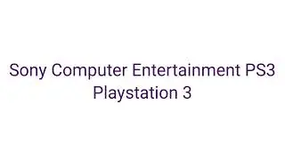 Playstation 3 Logo Bloopers Take 2: Backwards Dark Purple Background White